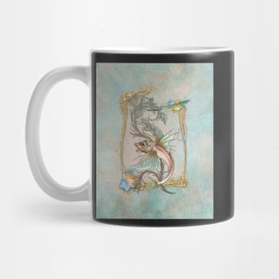 Fantasy Fish Art Nouveau Mug